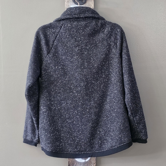 Like New Avia Heather Black High Neck Full Zip Jacket Size Medium 8-10 - Picture 7 of 13
